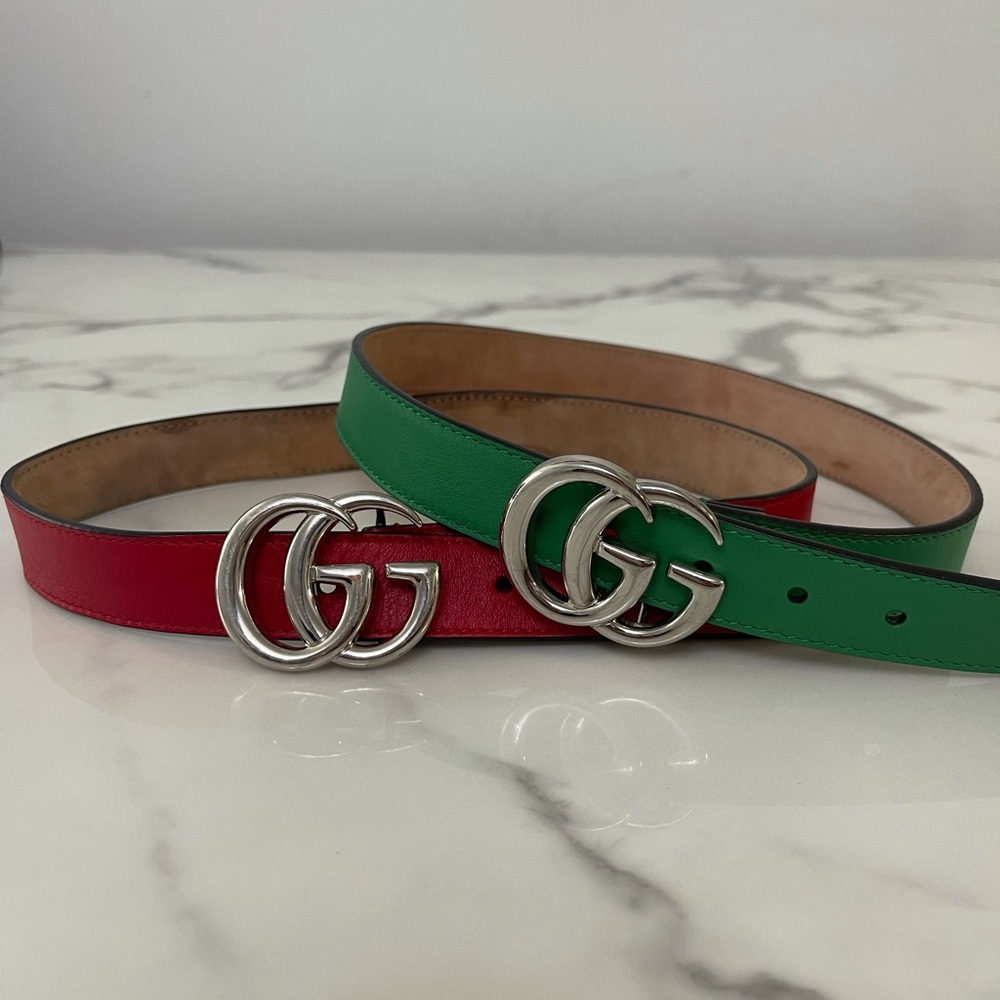 Gucci kids belt size S green and red. Boy/girl